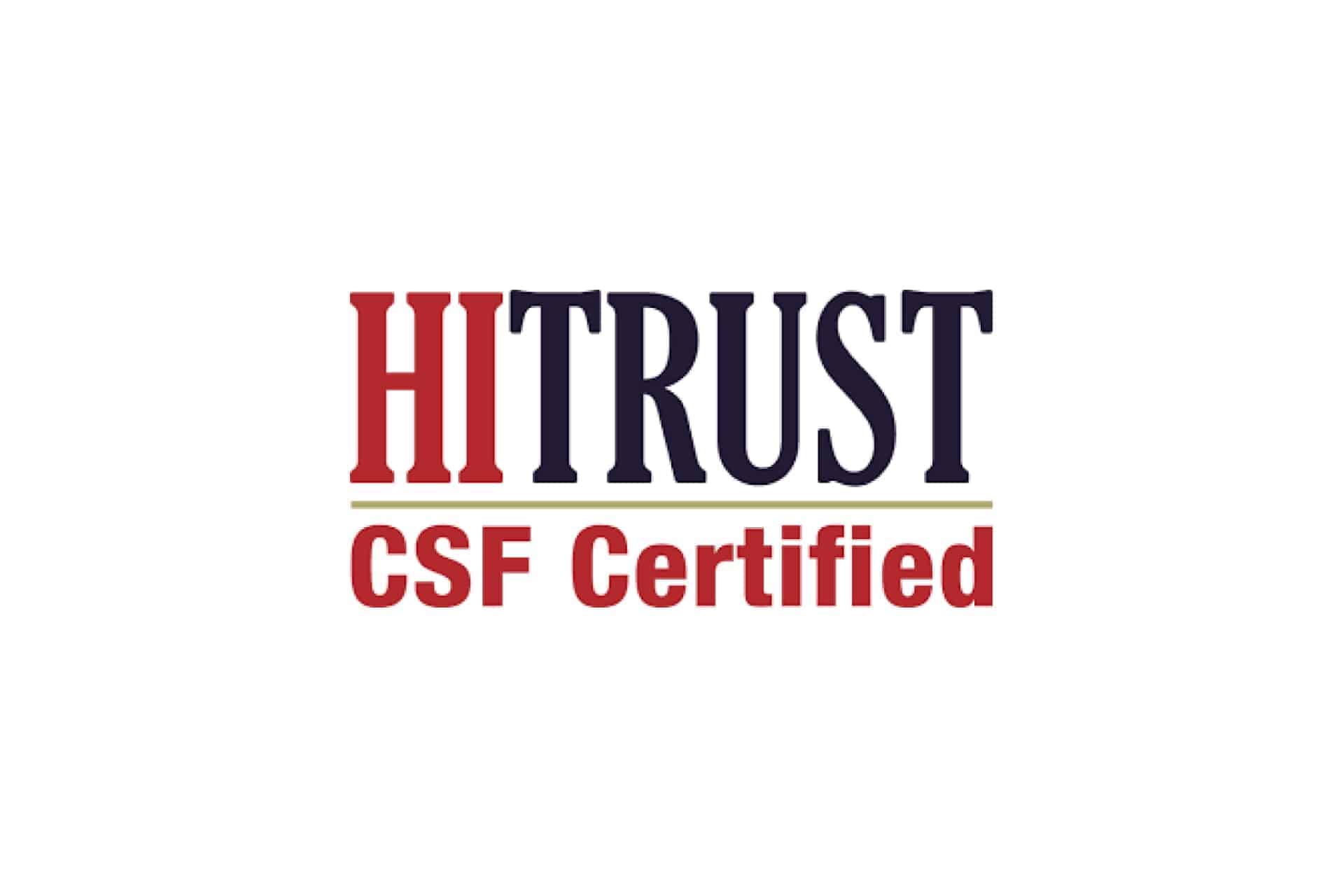 HITRUST CSF Certification 1