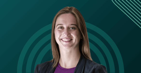 Cover image for a blog post about the NIST AI framework and NIST AI standards. Image features a picture of the author against a green background.