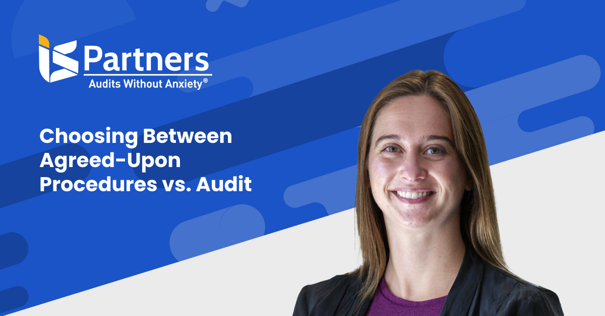 agreed upon procedures vs audit