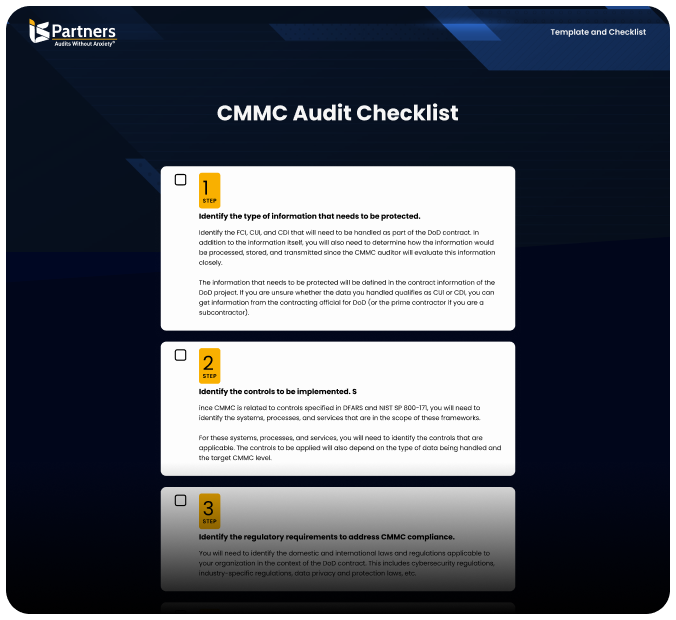 CMMC Audit Checklist