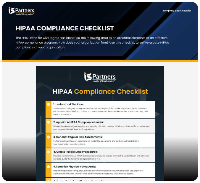 HIPAA Compliance Checklist