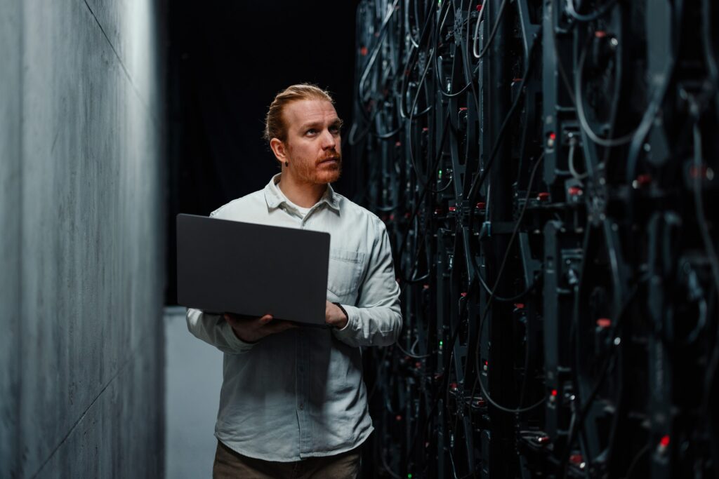 A compliance consultant helps assess an organization’s NIST CSF 2.0 maturity levels.