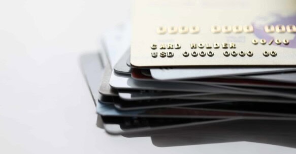 stack of credit cards as a symbol for pci 4.0 compliance