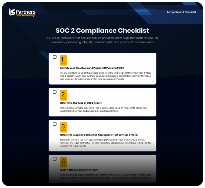 SOC 2 Compliance Checklist