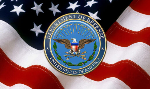 us department of defense dod emblem over american flag serge averbukh